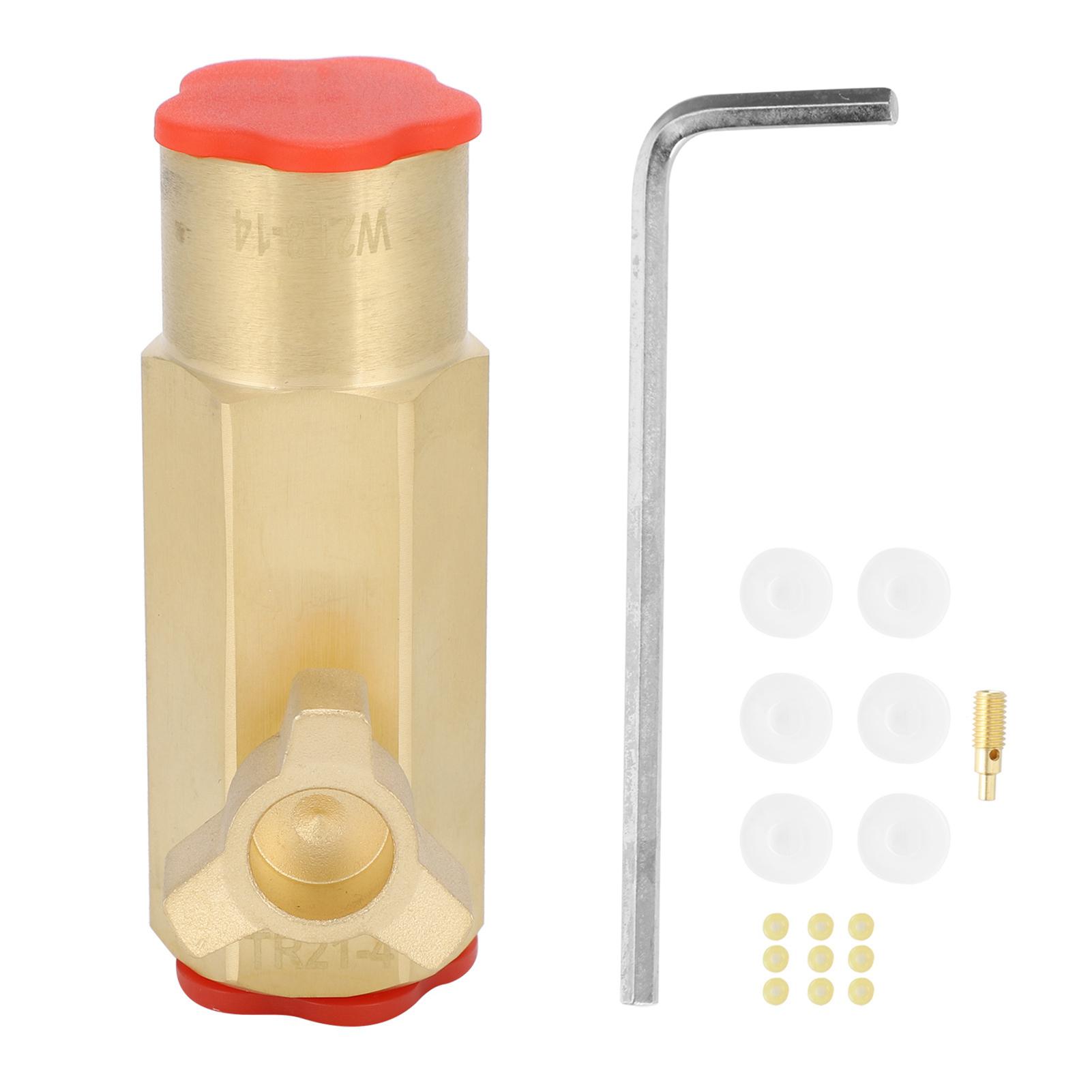 

CO2 Refill Adapter Joint Connector W21.8-14 Soda Inflation Valve Filling Accessory