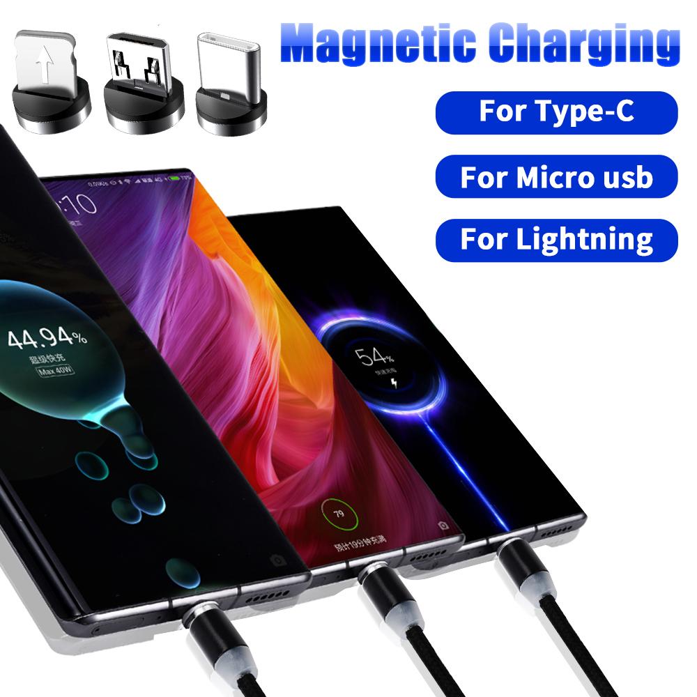 Magnetic USB Cable Fast Charging Type-C Cable Magnet Charger Data Charge Micro USB Cable Mobile Phone USB Cord for IPhone