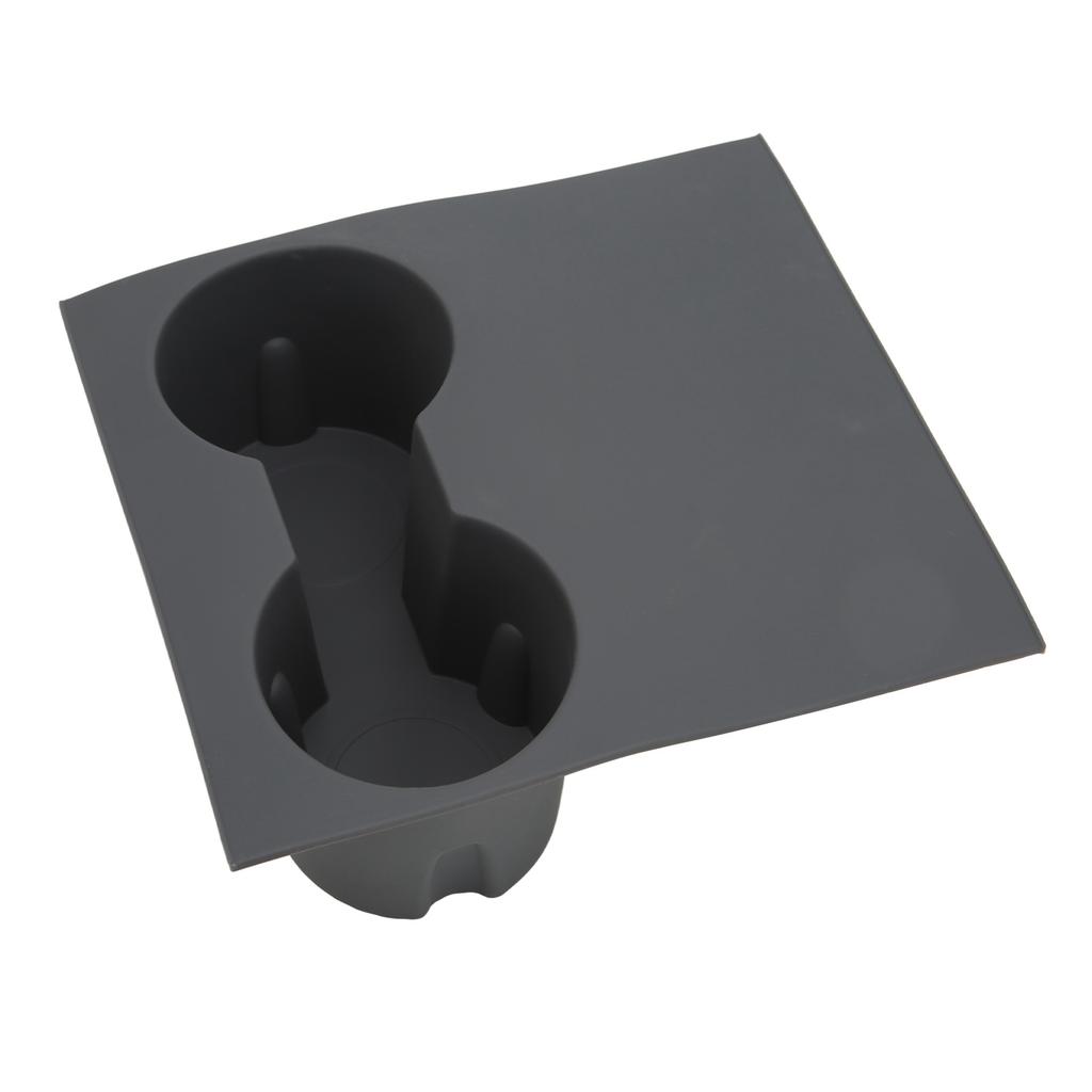 Center Console Cup Holder Silicone Material Scratch Resistant Replacement for Tesla Model 3 Model Y Grey
