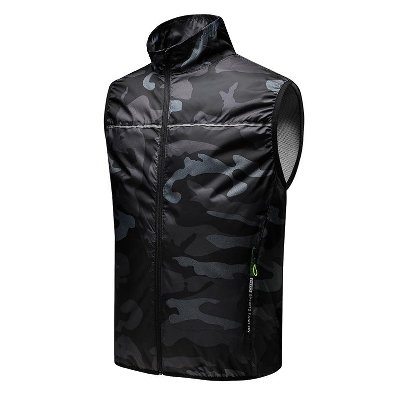 Men's Summer Cooling Vest with Fan: Outdoor Sun Protection, Sweat Absorption, Heatstroke Prevention, and Heat Dissipation.