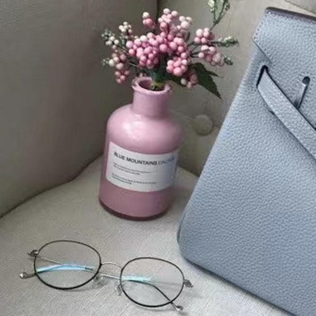 Factory Direct Wholesale Lychee Pattern First Layer Cowhide 25cm/30cm Silver Buckle Platinum Bag, Genuine Leather Women's Bag Lady