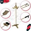 Fireplace Tool Set - KOTARBAU - 4 Pieces - Metal - Retro Style - Gold Color
