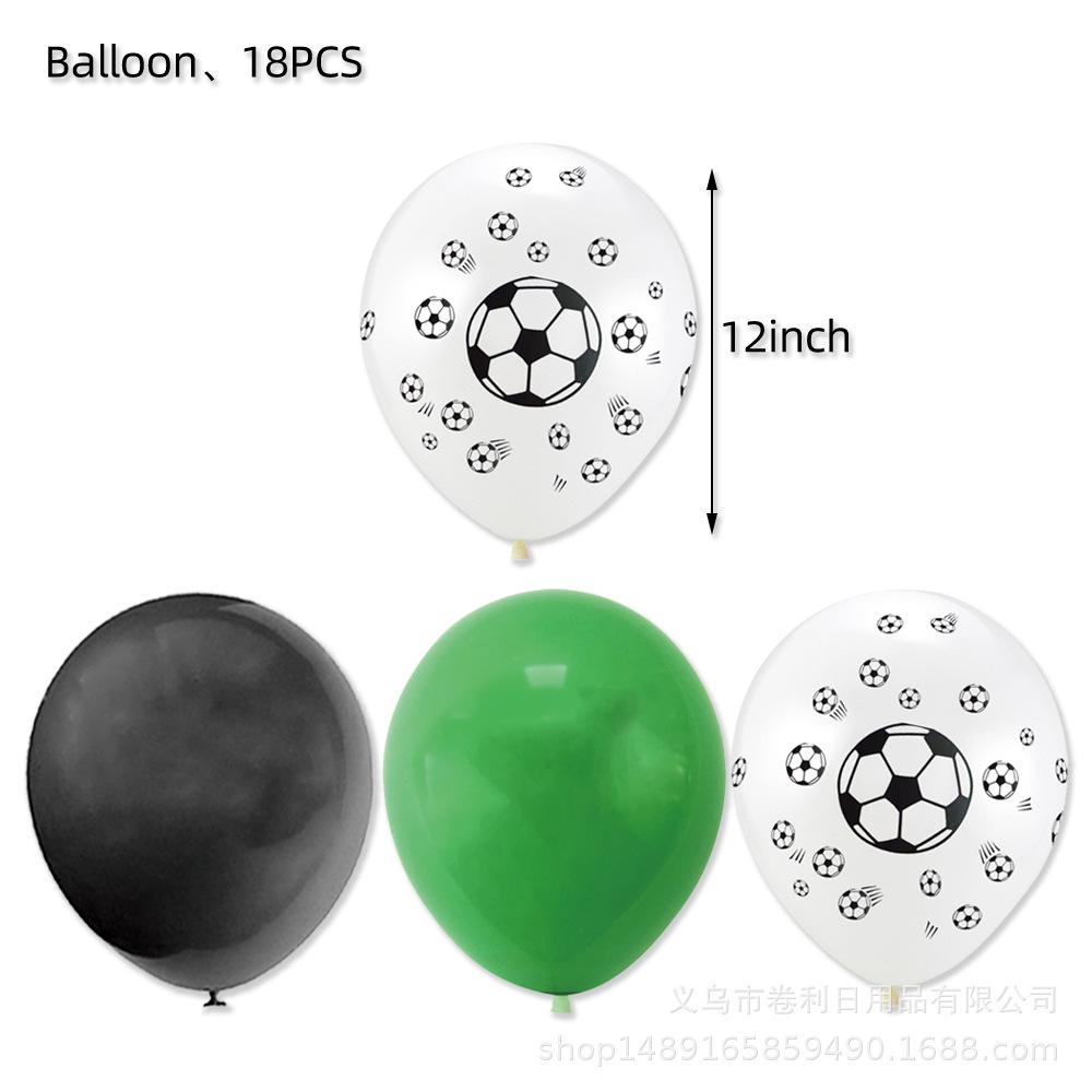 Black And White Football Party Supplies Birthday Decoration Sports Theme Arrangement Party Tableware Paper Towels Paper Plates Paper Cups
