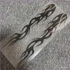 2Pcs Interesting Waterproof Flame Shape Waterproof Decals Reflective Flame Stickers Car Sticker Decals Motorcycle Accessories