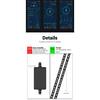 SEAMETAL Car Flexible Underglow Strip Light LED Underbody Remote APP Control RGB Neon Lights Atmosphere Lamp for Auto Decoration