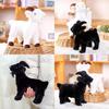 Cute Cartoon Black And White Goat Plush Toy Doll For Girls