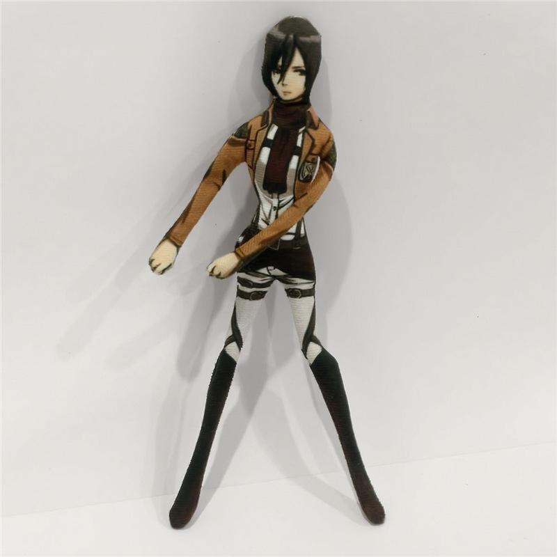 Anime Attack On Titan Levi Cosplay Plüschpuppe Körper Draht Skelett Action Stoffpuppen Zubehör Ornament Geschenke 28cm