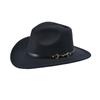 8445 Jazz hat Western cowboy hat Men's British gentleman's top hat Big brim Outdoor sunshade sun protection hat