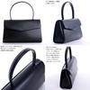 Aurora Genuine Leather Black Formal Bag, Classic Wide Black, Made In Japan, Perfect for Weddings, Funerals, Entrance Ceremonies, Graduations, and