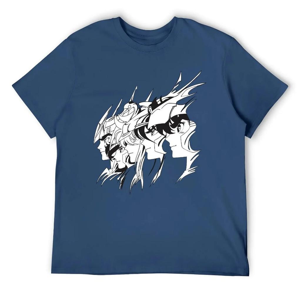 Crewneck Saint Seiya Bronze Knights For Sale T-shirt  Sports Tees Novelty Geeky Fitness Eur Size