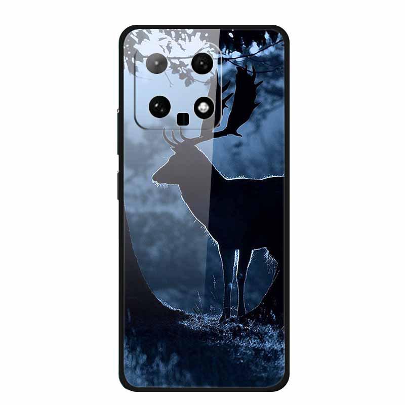 Xiaomi 14 Phone Case: Colorful Butterfly Design, Tempered Glass, Creative Style, Hot Seller