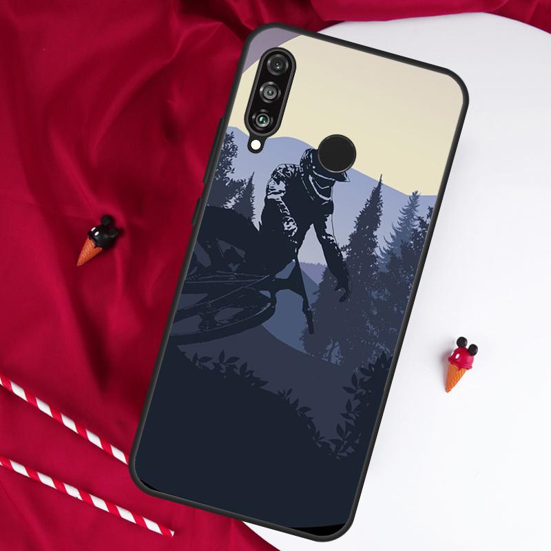 Bike Cycling Art For Huawei Nova Y61 Y91 Y90 Y70 Y60 Y72 12s 12i 11i 7i 8i 9 10 SE P60 Pro P30 P40 Lite Case