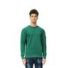 Calvin Klein Logo Badge Solid Loose Fit Crew Neck Long Sleeve Sweater Men sweater Deep-Sea-Blue J30J323426-CA4