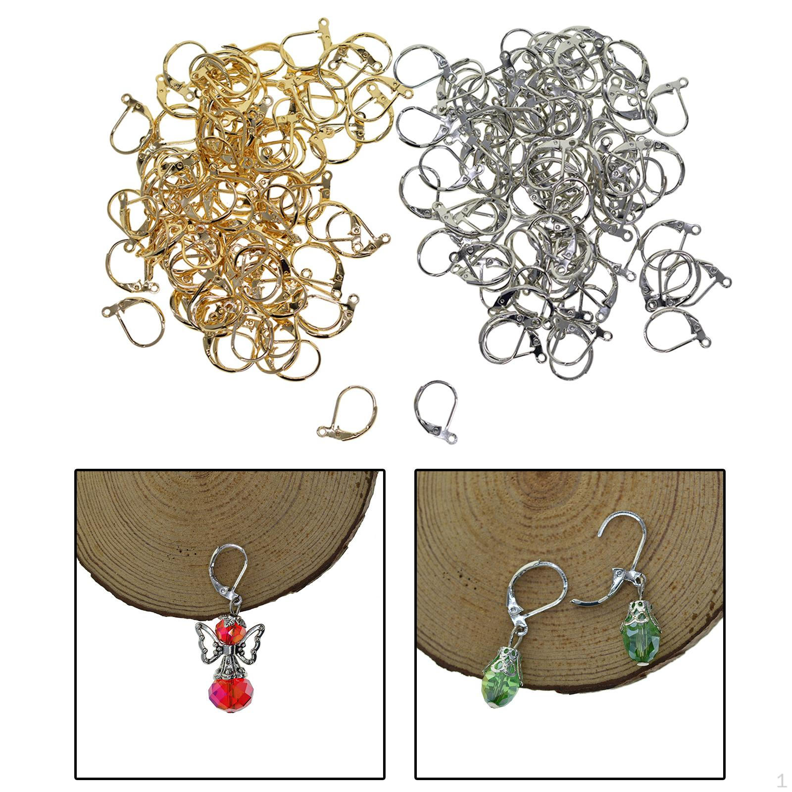 200X Lever Rear Earring Hooks Hanging Ear Thread