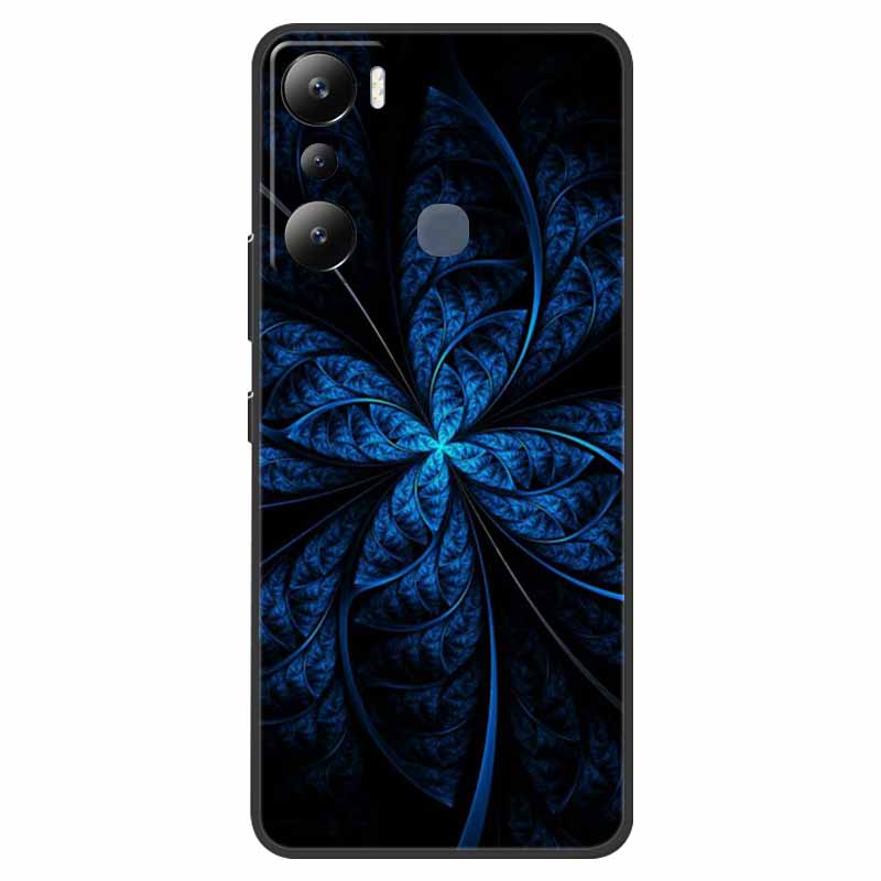 

For Infinix Hot12 Pro Case X668C Shockproof Soft silicon TPU Back Cover For Infinix Hot 12 Pro Phone Cases Black Edge Bumper -Infinix Hot 12 Pro