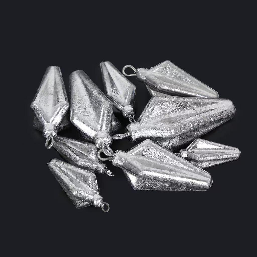 Large Square Starfruit Fishing Sinker: Anti-Drift, Anti-Snag for Sea Rods and Boat Fishing