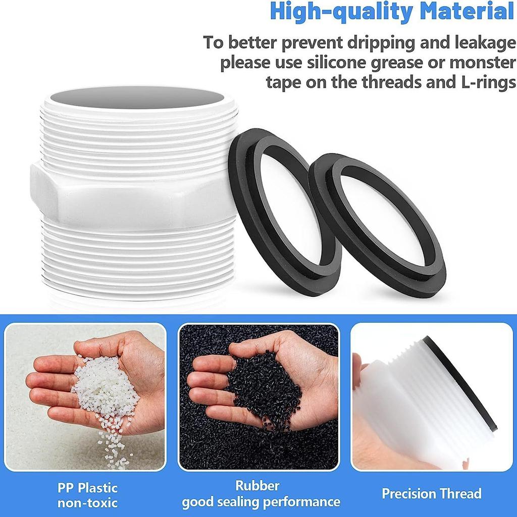 1/2" 3/4" 1" Male/Female Thread Reducer Joint Bushing Connector Garden Irrigation Water Pipe Fittings Aquarium Tank Nipple Joint