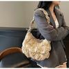 2025 Cloud Bag Niche Design Pleated Shoulder Bag Girl Cute Texture Bubble Underarm Bag Tote Bag