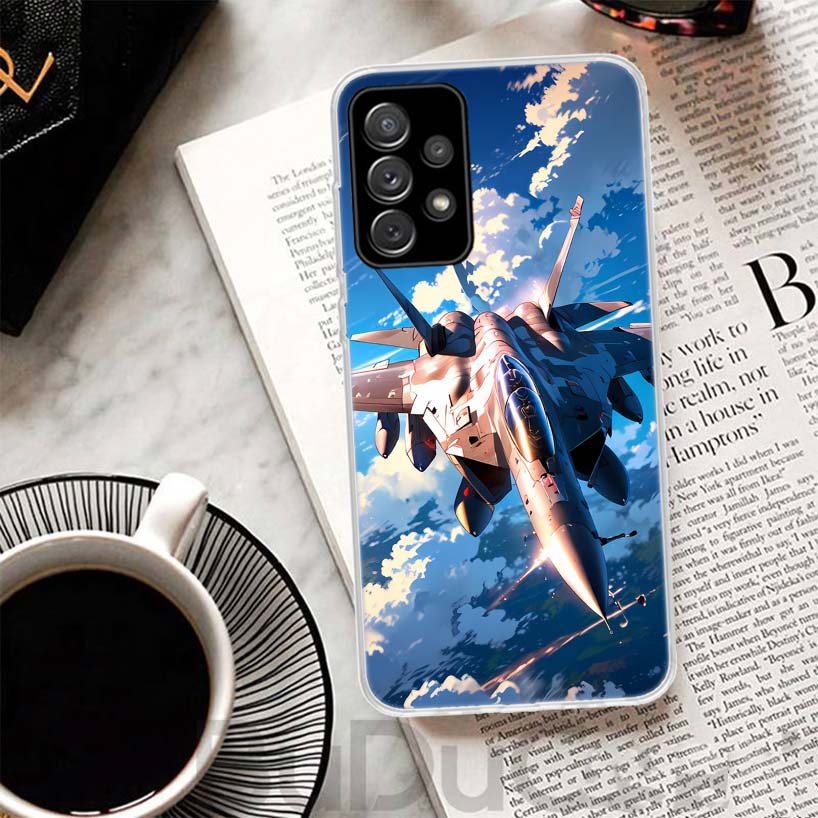 Aircraft Airplane Cool Cover For Samsung Galaxy A52 A42 A32 A22 A12 A50 A51 Phone Case A70 A71 A40 A41 A30S A31 A20E A21S A10S G