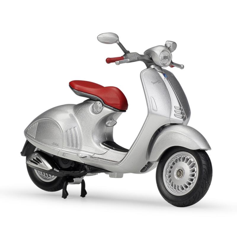 WELLY 1/18 2014 VESPA 946 Motorcycle Model Toy Vehicle Collection Autobike Shork-Absorber Off Road Autocycle Toys Car