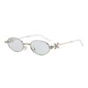 Hot-selling new anti-blue glasses ultra-light metal high-end sense diamond-encrusted jennie glasses frame women
