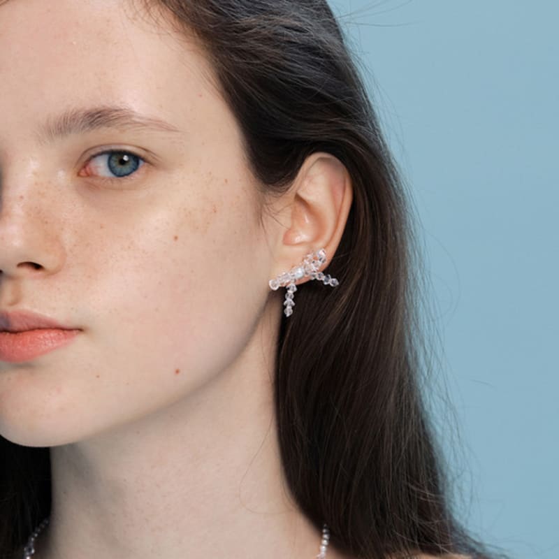 VINTAGE HOLLYWOOD Petit Ribbon Earrings_VH2412EA006M