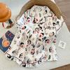 Sommer neue Pyjamas Damen kurzärmelig Shorts dünne Wolkenbaumwolle Cartoon niedlich große Größe Koreanische Version Loungewear