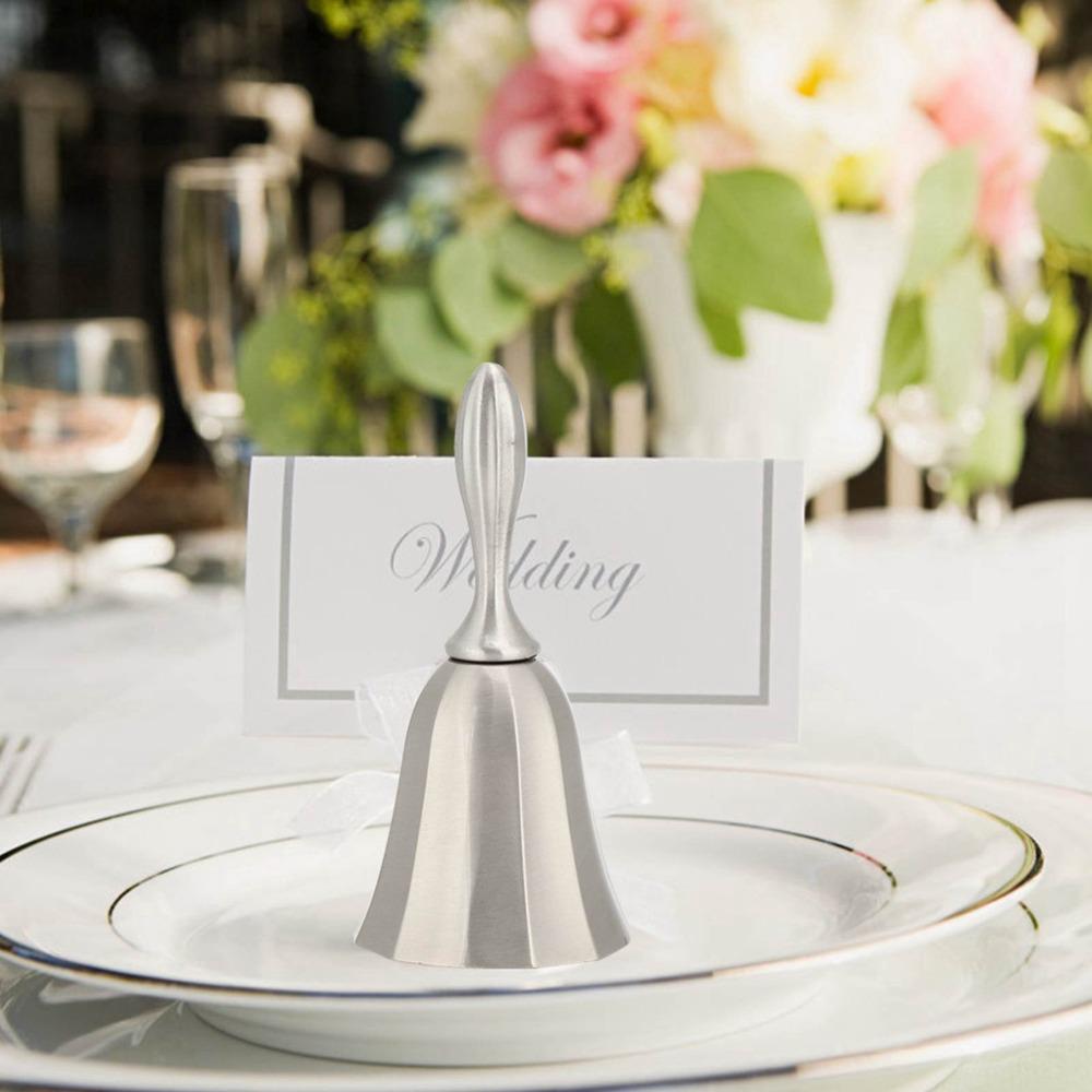 Alloy Dinner Bell Tin Service Bell Handbells Wedding Bell  For Wedding