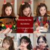 Mori Style Christmas Antler Hair Clips: Cute Fairy Hairpins for Women’s Festive Photos