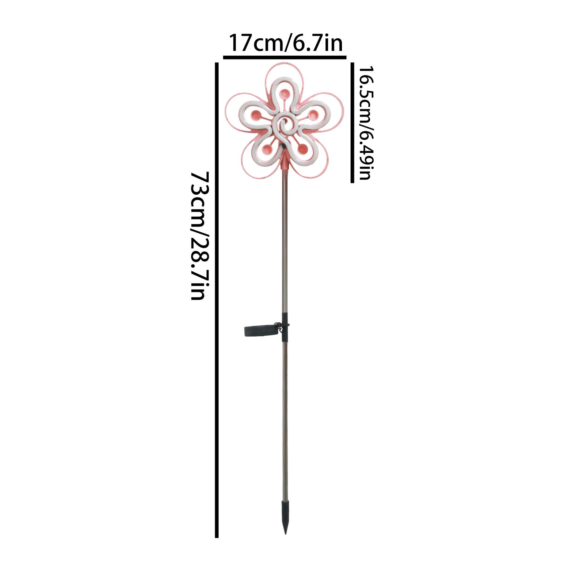 Outdoor Solar Garden Lamp Flower Decorative Light LED Waterproof Stake Light for Garden Patio Yard Walkway Solar Landscape Light