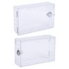 Clear Thermostat Lock Box Cover with Key Thermostat Guard Fits Thermostats 6.1x3.95x2in Or Smaller