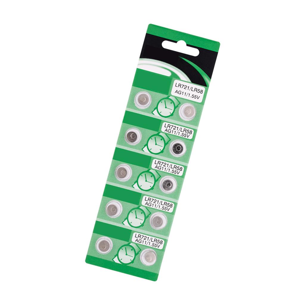10/20Pieces AG11 LR721 Button Cell Batteries Long Lasting Power Supply For Low Power Devices Like Toys And Remotes