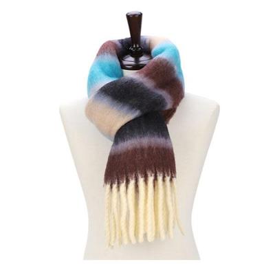 Believers Men's Muffler Boucle Stripe Scarf BBEM002