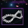 Rhinestone Rhinestone Face Mask Half Face Hollow Eye Mask Luxury Masquerade Mask  Wedding Party