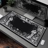 Large Mysterious Ghost Gothic Gaming Mouse Pad Black Anti Slip Rubber Desktop Accessories Mouse Mat Rug Desk Organizer Playmat