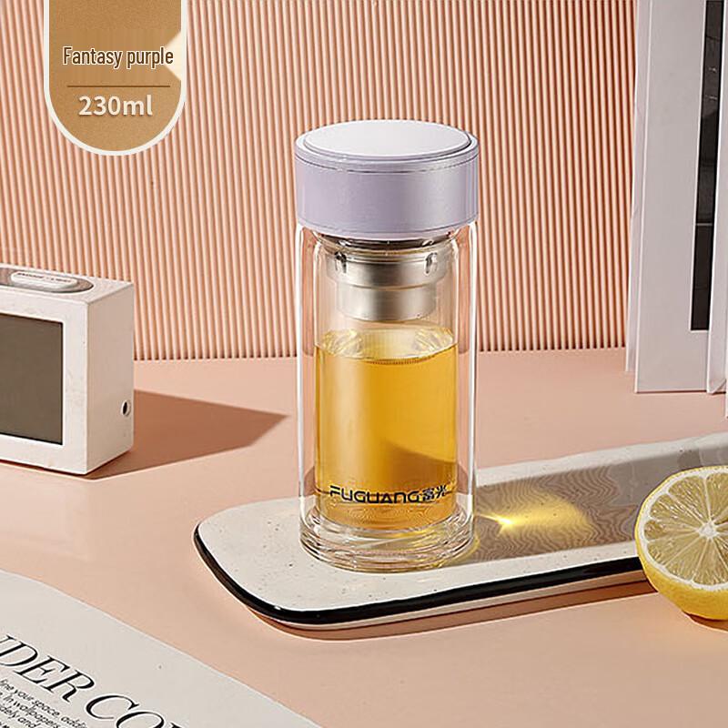 Fuguang Compact Transparent Glass Water Cup