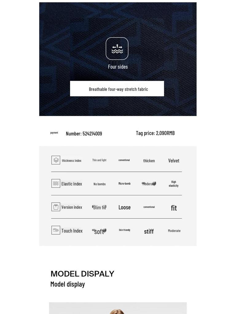 J.Lindeberg Men's Golf Breathable Stretch Sport Pants