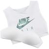Letter Print Medium Support Sports Bra Women Underwear White DM0644-100