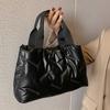 Fashionable Large-capacity Handbag for Women In Autumn and Winter New Down Cloth Bag Trendy Simple Women's Bag