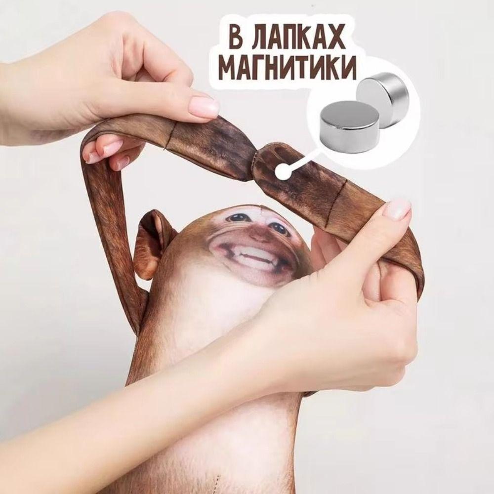 Sleeping Monkey Plush Dolls Stuffed Animal Monkey Stuffed Toys Monkey Plush Toys  Bag Accessories