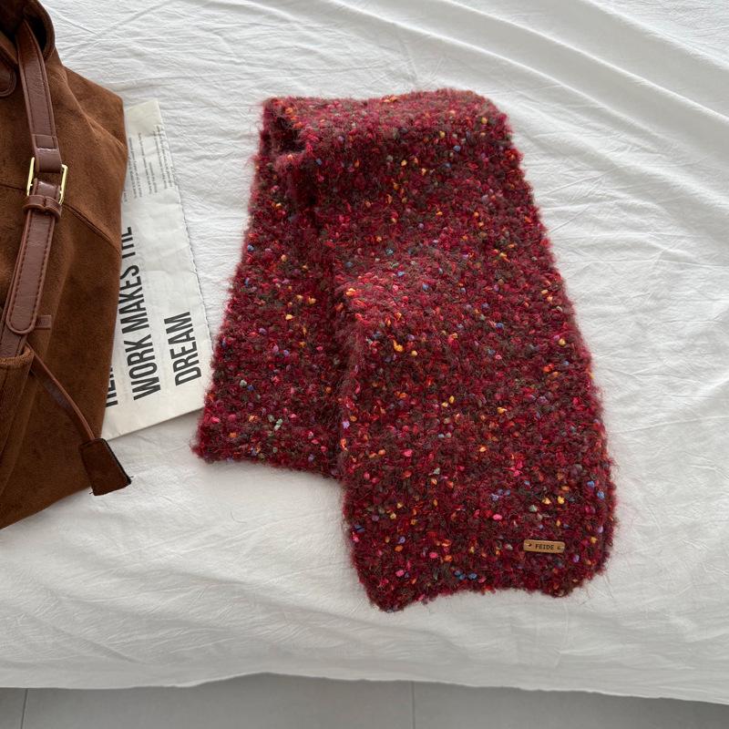 Schal mit Süßigkeitenbohnen im koreanischen Stil: Warmer, winddichter, Unisex-Nackenwärmer für Herbst & Winter