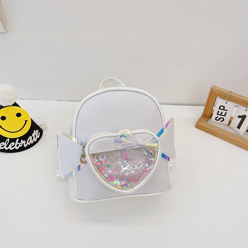 Adorable Cartoon Kids Backpack Lightweight Heart Wing Design For Girls And Boys With Durable And Comfortable Features For School Use