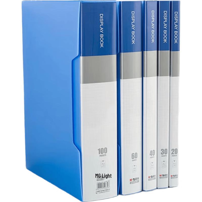 M&G A4 40-Page Waterproof Document Folder