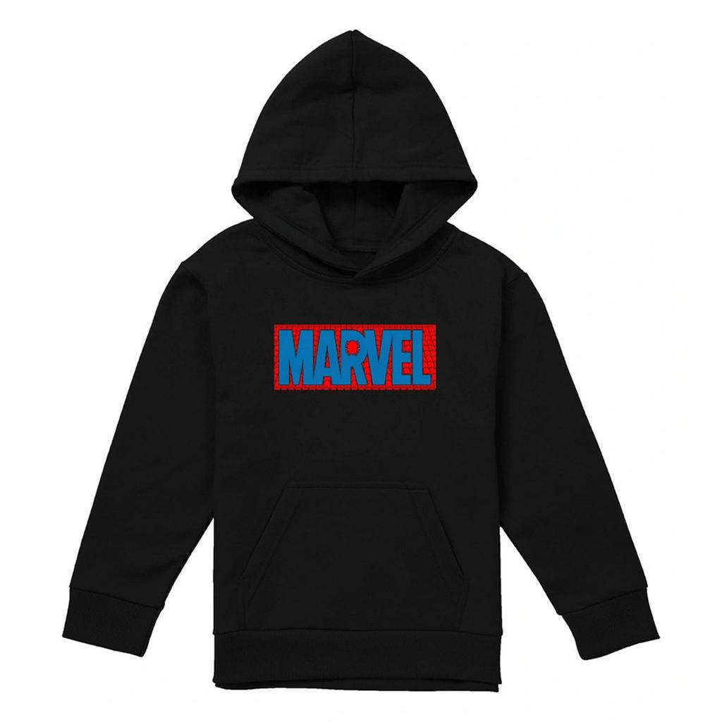 Spider-Man Childrens/Kids Brick Logo Hoodie