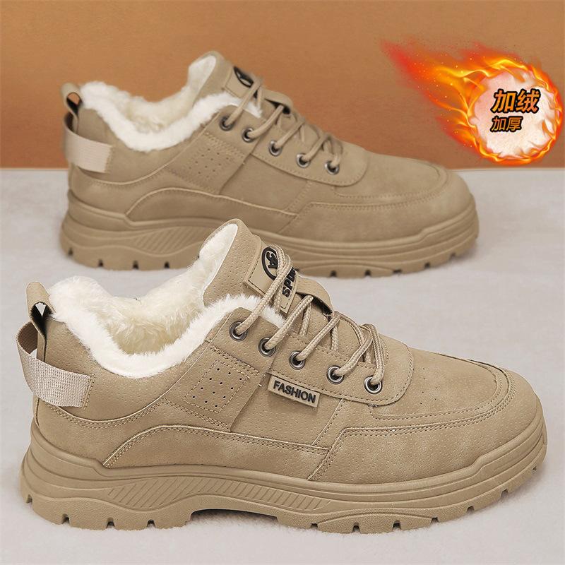 

Низкие зимние вельветовые ботинки в стиле милитари, повседневные теплые хлопковые ботинки на платформе для улицы, спортивные сноубутсы на шнуровке YF923-1 44