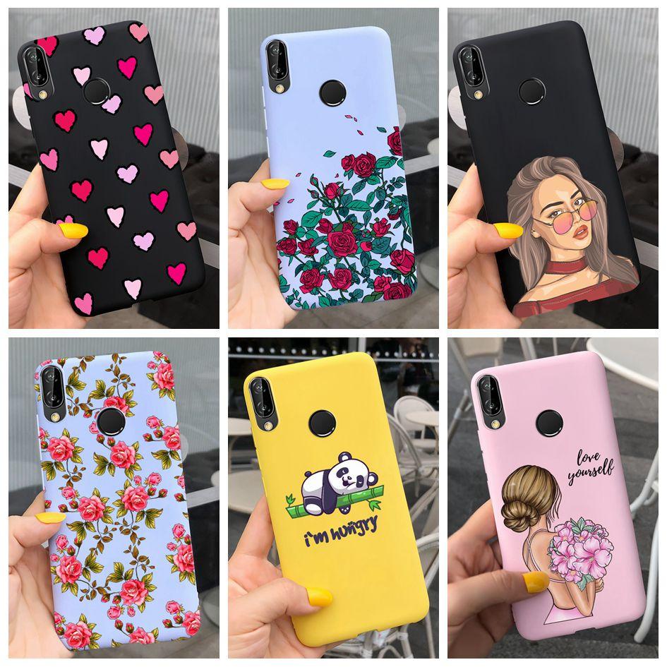 For Huawei P20 Lite Case Phone Cover Cute Love Heart TPU Protective Bumper Shell For Huawei P20 Lite ANE-LX2 Nova 3E Soft Fundas