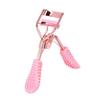 Press Eyelash Curler with Pink Handle & Carbon Steel for Natural Curling – Beauty Tool in Box.