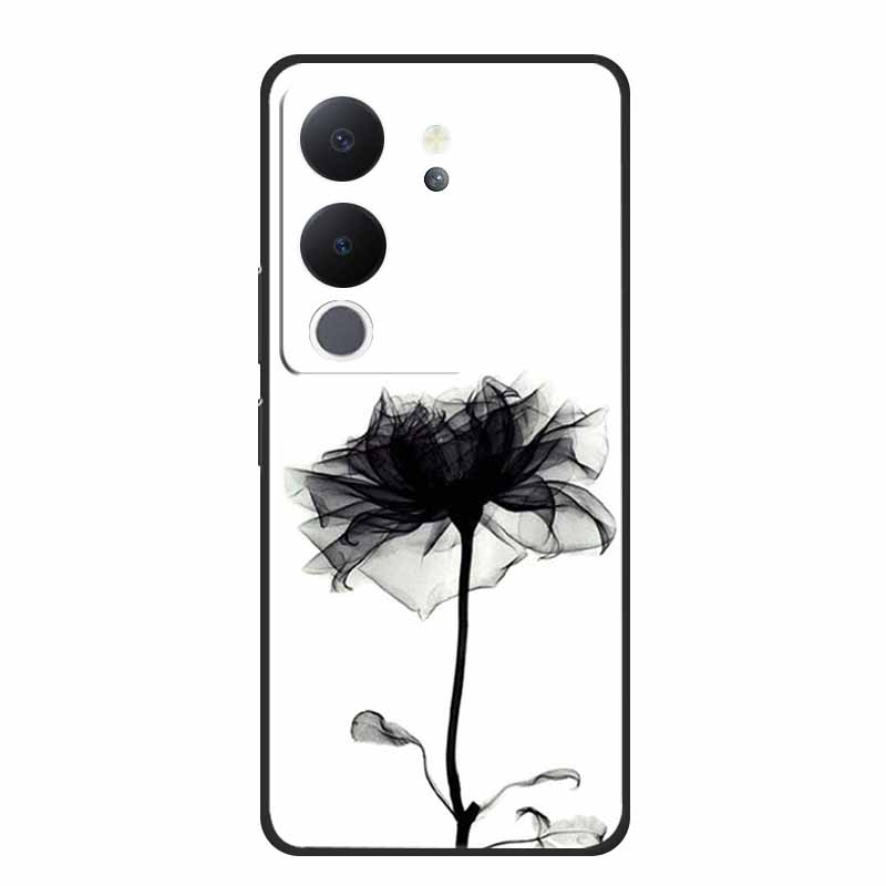 Phone Case For Vivo V30 Lite 5G Back Cover Case Shockproof Black Silicone Soft Funda For Vivo V30 Lite Case V 30 Lite Coque Capa