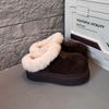 Leather Foam Bottom Snow Boots Women's 2025 Winter New Thermal Cotton Shoes Covered with Ancient Boots Tide