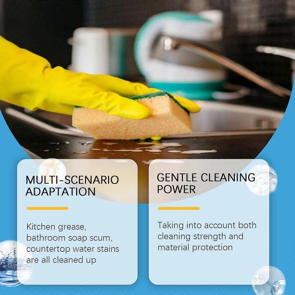 Jaysuing Household Stain Cleaner Oil Stain Cleaner, General Purpose For Kitchen And Bathroom, Gentle Formula, Long-Lasting Shine